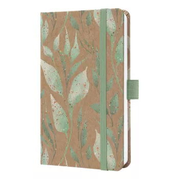SIGEL Wochenplaner Pure Sparkle Leaves Pflanze 2026 Mehrfarbig - A6 (J6802)