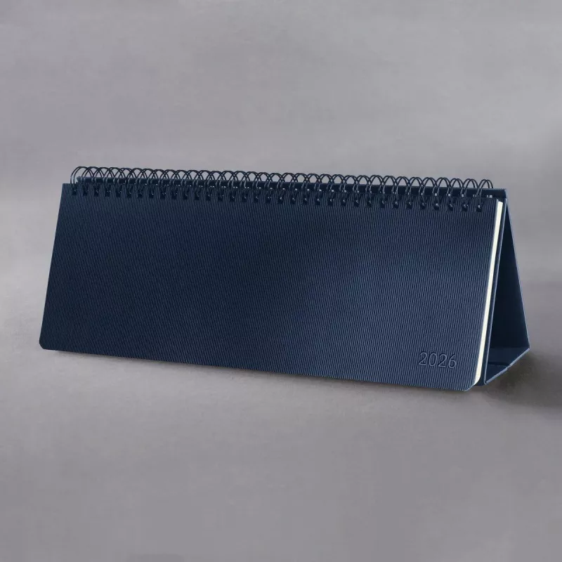 SIGEL Conceptum Schreibtischkalender 2026 Horizontal Blau C2682