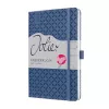 SIGEL Jolie 2024 Wochenbuchkalender A6, Kunstleder, Blau, 1 Woche auf 2 Seiten, 174 Seiten J4100