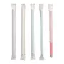 PAPSTAR Papier-Trinkhalme, 200 mm, 12 mm Durchmesser, bunte Farben, nachhaltig, 250 Stück (88852)