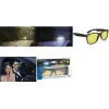 WEDO Nachtfahrbrille Polarisiert Gelb Getönt Schwarzer Rahmen mit Etui 271 47099