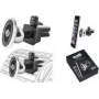 WEDO Dock-it Premium Mini Magnetische Kfz-Lüftungshalterung für Smartphones, Schwarz/Silber 60 15054