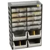 Allit VarioPlus Basic 34 Kleinteilemagazin, 20 Schubladen, Kunststoff, Grau, 305 x 170 x 435 mm 458160