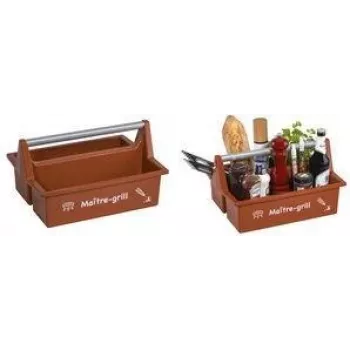 allit McPlus Carry Maître-grill Tragetasche Braun 8500908001