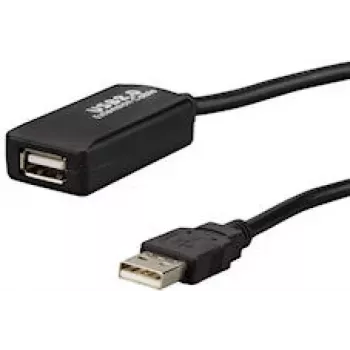 E+P CC 508/10 USB 2.0 Verlängerungskabel, 10 m, Schwarz 924560