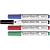 MAUL HEBEL Flipchart-Marker XXL Rundspitze sortierte Farben (4er-Pack) 63839-99