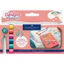 Faber-Castell Goldfaber Creative Marker Set, 6 verschiedene Farben, Holiday Vibes Edition, wasserbasierte Tinte, Pinselspitze 161013