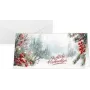 SIGEL DS645 Weihnachtskarte Scandinavian Snow, DIN Lang Querformat, 250 g/m² Weißer Karton, Inkjet/Laser/Kopierer, 1 Stück