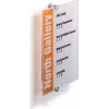 DURABLE CRYSTAL SIGN A4 Hochformat Türschild-Set, transparentes Acryl, Schraubmontage 482519