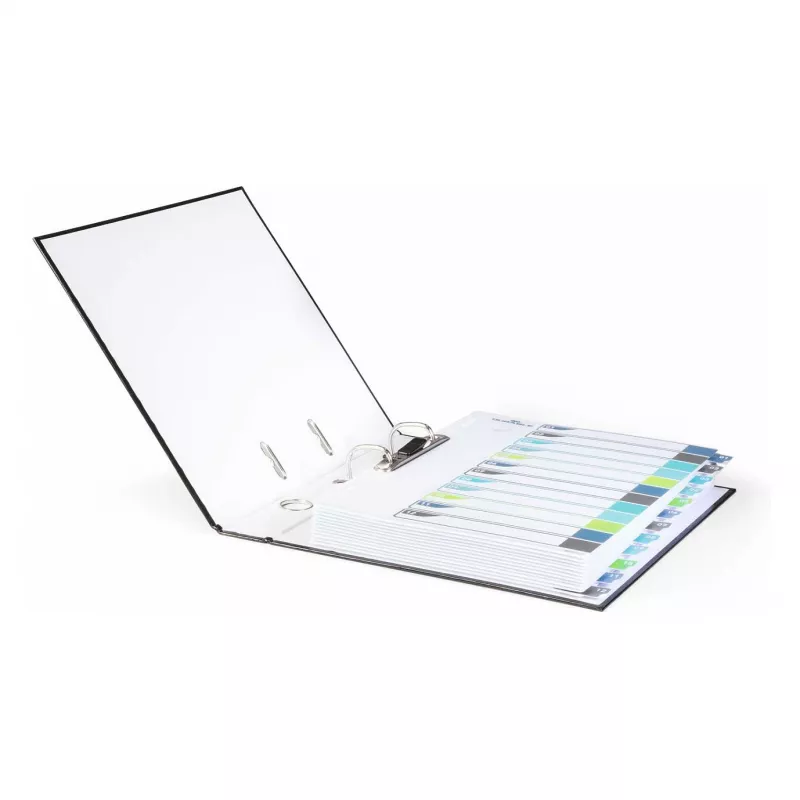 DURABLE 679627 A4+ Polypropylen Blanko Register, Mehrfarbig, Hochformat, 0,27 mm, 11-Loch Universal-Stanzung