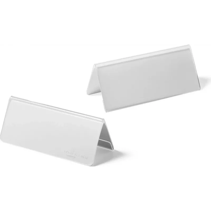 DURABLE Tischnamensschild Stecktafel Acryl 61/122x150 mm, 10 Stück 803319