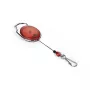 DURABLE Jojo STYLE Ausweishalter mit Federhaken 832703, Rot