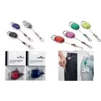 DURABLE Jojo STYLE Badge Reel mit Federhaken 832704, Gelb