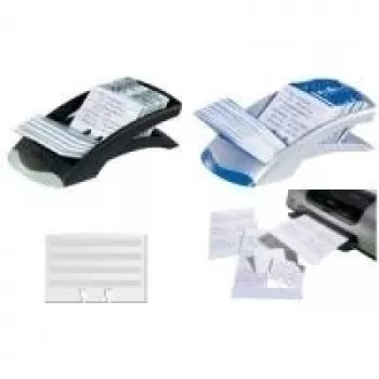 DURABLE TELINDEX DESK VEGAS Rotationskartei, 500 Karten, 100x72 mm, Schwarz 241223