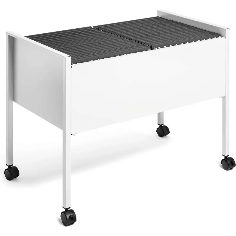 DURABLE Hängeregistraturwagen ECONOMY DUO 100 A4, Hellgrau 308210