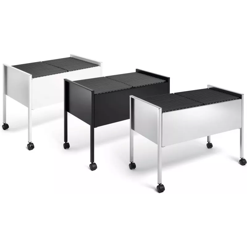 DURABLE Hängeregistraturwagen ECONOMY DUO 100 A4, Hellgrau 308210