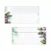Sigel DU177 Christmas Garland Briefumschlag DIN lang (DL, 110 x 220 mm), ohne Fenster, weiß/grün, 90 g/m², 50 Stück