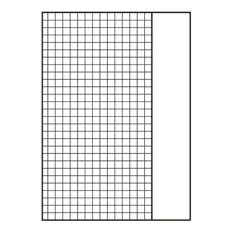 Oxford Ringbuch Einlagepapier A4 kariert 50 Blatt 4-fach gelocht mit Rand Weiß 400131580