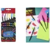Faber-Castell Synthetikhaar-Pinselset mit 6 Stück und Soft-Touch-Griffzone, robust, weiche Synthetik - 1 Stück (481622)