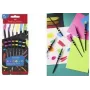 Faber-Castell Synthetikhaar-Pinselset mit 6 Stück und Soft-Touch-Griffzone, robust, weiche Synthetik - 1 Stück (481622)