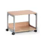 DURABLE SYSTEM 48 Multifunktions-Servierwagen, 3 Böden, Hellgrau, 600 x 480 x 900 mm, 120 kg Gesamtlast 3710124