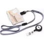 DURABLE ID-Kartenhalter mit Drehclip, transparent, für 1 Karte, 25er-Pack 811819