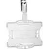 DURABLE ID-Kartenhalter mit Drehclip, transparent, für 1 Karte, 25er-Pack 811819