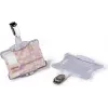 DURABLE ID-Kartenhalter mit Drehclip, transparent, für 1 Karte, 25er-Pack 811819