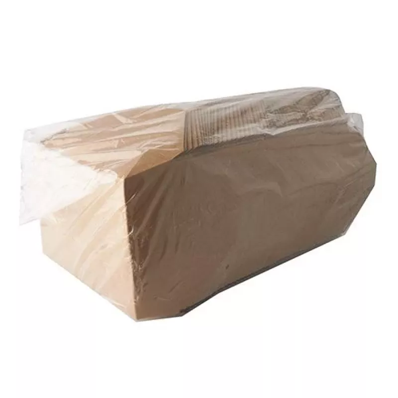 Papstar 87612 Einweg-Lebensmittelbehälter, Pappe mit PLA-Beschichtung, braun, 750 ml, rund, 25er-Pack