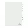 DURABLE A4 Register 1-12 mit Deckblatt, 80/80/80 mm Lochung 681019