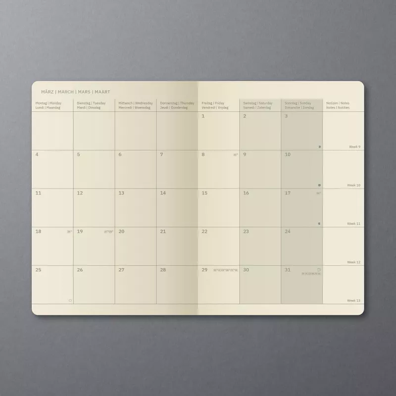 SIGEL Conceptum 2024 Taschenkalender A6, Schwarz, 1 Monat auf 2 Seiten C2485