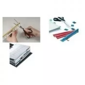 DURABLE TABFIX® Selbstklebende Indexregister 200x10 mm, Transparent, 5 Stück 840219