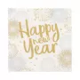 PAPSTAR Happy New Year Servietten 330 x 330 mm, 3-lagig, 1/4 Falz, 20er Pack 89772