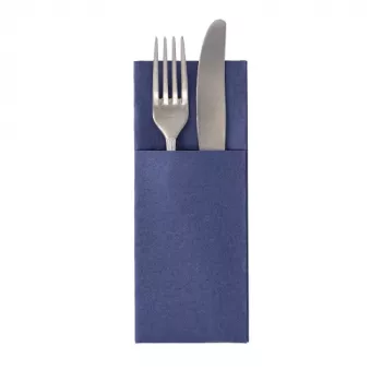 PAPSTAR Royal Collection Serviettentasche, Dunkelblau, Premium-Tissue, 1 Stück 37332
