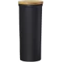 Ritzenhoff & Breker Jasper Vorratsglas 1,6L Steingut mit Bambusdeckel, Schwarz 415322