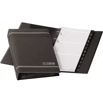 DURABLE TELINDEX Telefon-Ringbuch 145x255 mm, Schwarz 237558