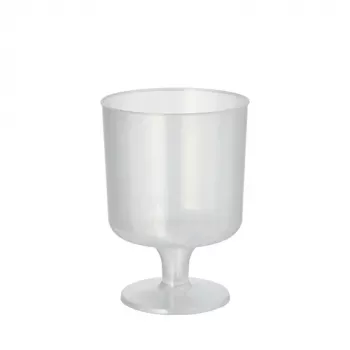 PAPSTAR Mehrweg-Rotweinglas PP, 0,2 L, Transluzent, 10er-Pack, Polypropylen, Durchmesser: 72 mm, Höhe: 100 mm - 1 Stück (89728)