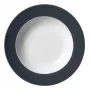 Ritzenhoff & Breker Doppio Anthrazit Suppenteller 220 mm Porzellan, 6er-Set 430219