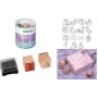 HEYDA Einhorn-Motivstempel-Set, 15 klare Stempel in runder Dose 204888439