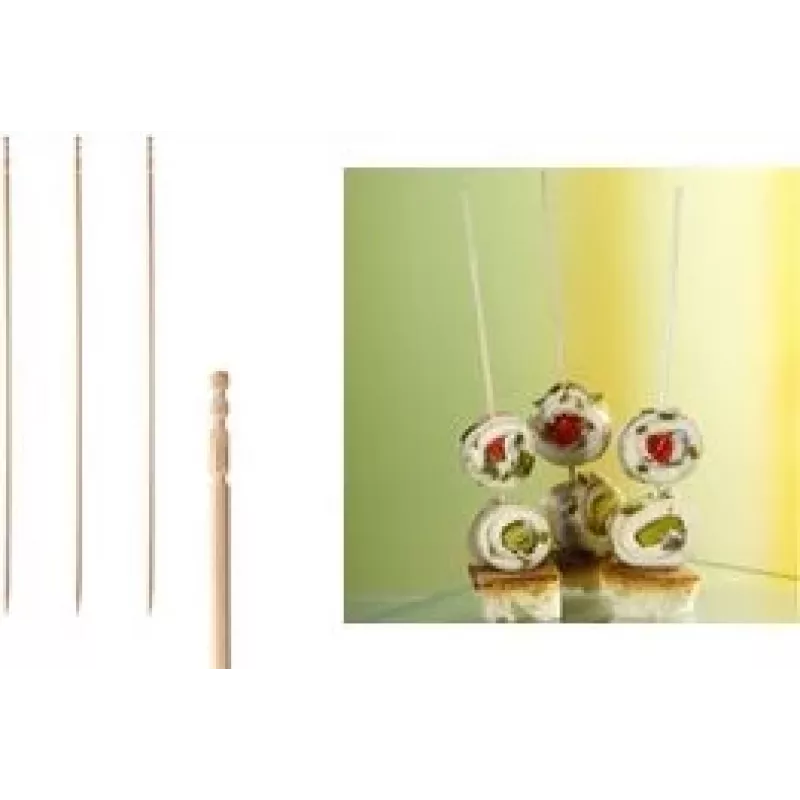PAPSTAR Fingerfood-Spieße 90 mm Bambus 500 Stück (81097)