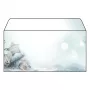 SIGEL Snow Star DL Designpapier 110 x 220 mm 80 g/m² Blau/Weiß DU312
