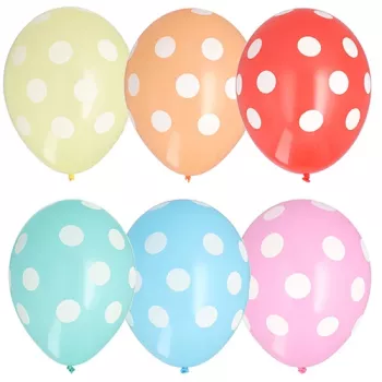 PAPSTAR Dots bunte Latexballons, 29 cm, 100 Stück 84525