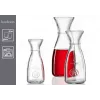 Ritzenhoff & Breker Bordeaux Glaskaraffe 1L, Kalk-Natron-Glas, spülmaschinenfest, Fülllinie - 6er-Pack 818963