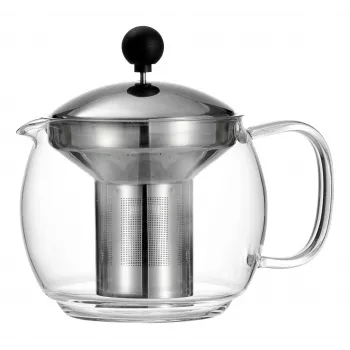 Ritzenhoff & Breker ENJOY Glasteekanne, 1,1 L, mit Edelstahl-Teefilter 820799