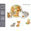 Ritzenhoff & Breker Kindergeschirr-Set Waldtiere, 3-teilig (422412)