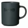 Ritzenhoff & Breker EMPOWER Graue Porzellan-Kaffeetassen, 390 ml, 4er-Set 425758