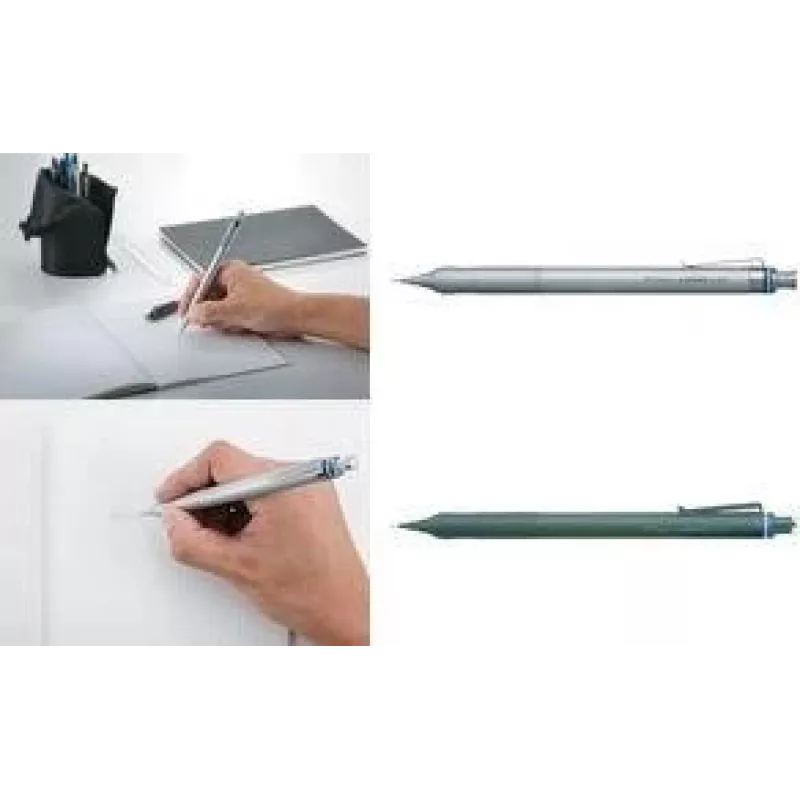 Tombow MONO graph fine Druckbleistift 0,5 mm, Silber, 4 mm Führungsrohr SH-MGF04