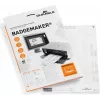 DURABLE BADGEMAKER Einlegeetiketten 52 x 100 mm, Weiß, 100 Stück 145802