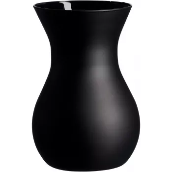 Ritzenhoff & Breker ANNALENA Blumenvase aus mattem schwarzem Glas, konisch, 180 mm 816693