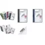 DURABLE DURACLIP ORIGINAL 30 A4 Klemmhefter mit Metallklemme, transparente blaue Vorderdeckel, 5er-Pack 2227-07
